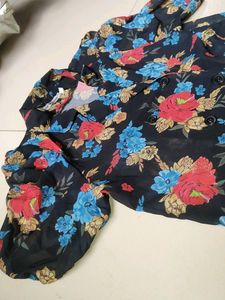 Korean  Floral Shirt
