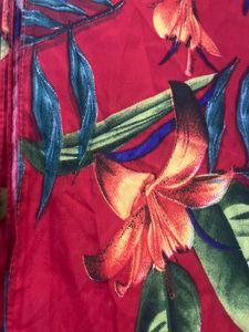 Lily Printed scrff Red