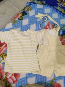 Baby Clothes Set - T-Shirt &amp; Overalls