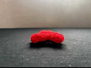 Crochet Anime Angry Hair Clip 💢