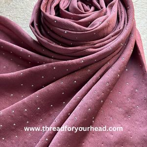 Premium Branded Bubble Satin Stone Hijabs