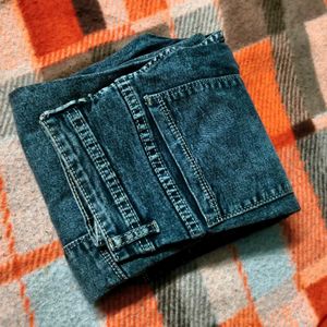 Trendy Acid Wash Cargo Jeans