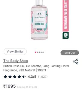 The Body Shop British Rose Edp 25 ML