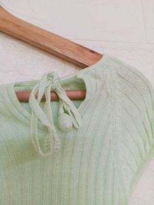 Mint Green Knit Top