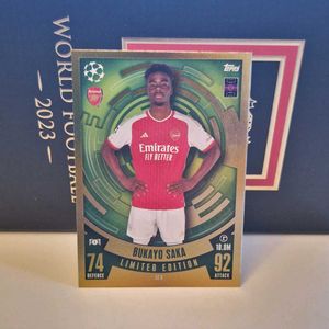 Bukayo Saka Limited Edition Card