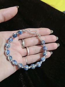 Sodalite Wire Wrapped Bracelet New