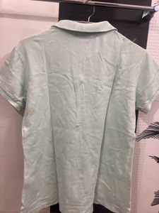 Lemon Curve Brand, L- Size Sea Green Color T- Shirt, Stretchable Cotton