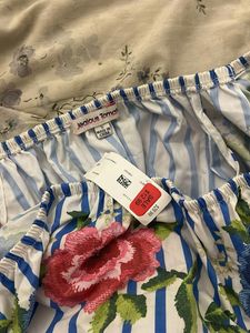 Striped Floral Romper