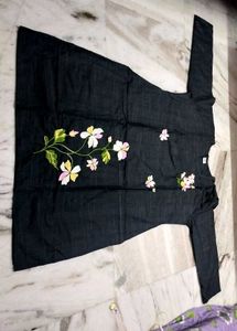 Embroidery Black kurti