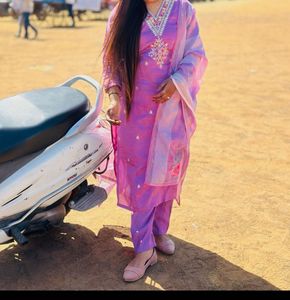 Lavender Salwar Kameez