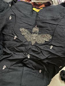 Black Embellished Top