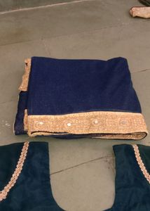Sari With Blouse Petticoat