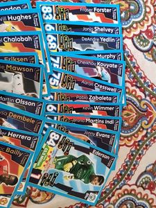 12 Topps Match Attax Cards 2017.