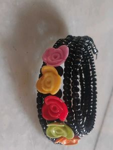Floral Beaded Bracelet