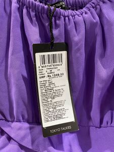 Purple Off Shoulder Top