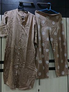 Cotton Kurta & Pant Set