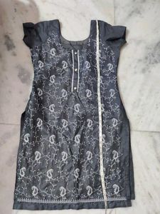 Grey Kurta Set