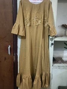 Elegant Embroidered full length gown