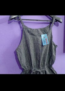 Fabulous Grey Jumpsuit For Girls And Women&#39;s