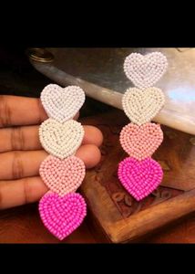 Heart Drop Earrings