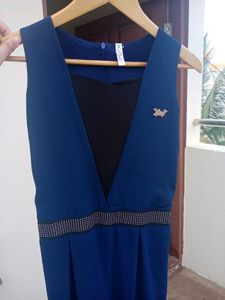 Hunny Bunny Navy Blue Jumpsuit,Size-XS