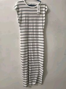 Striped Midi Dress