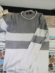 Stylish Striped Crew Neck T-shirt