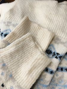 Bare Denim White Sweater ( Women)