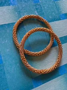 Gold Plated Bangle Set