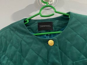 Vintage Emerald Green Quilted Jacket