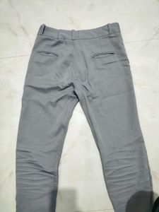 Gray Casual Pants