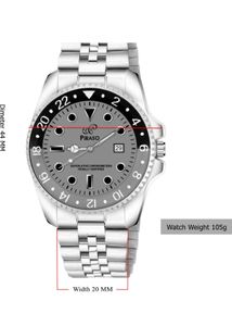 Piraso Silver Watch