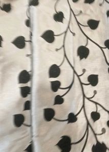 Leaf Print blackout curtains