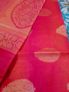 Hot Pink Silk Saree