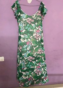 Floral Midi Dress - Size 2XL