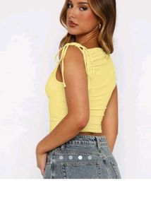 Side Tie Eye Tank Top