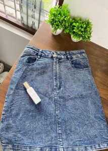 Denim Mini Skirt