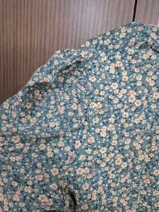 Green Floral Top For Women | 38