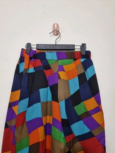 Colorful Patchwork Pants