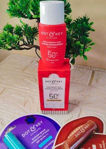 Combo Of Dot &amp; key Sunscreen &amp; lipbalm ✨