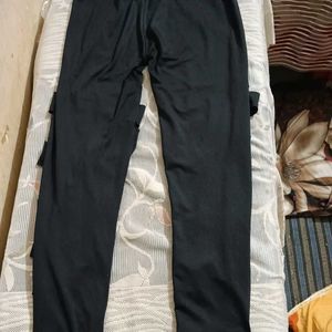Black Tiered Ruffle Leggings