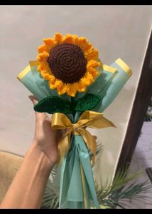 Crochet Sunflower Bouquet