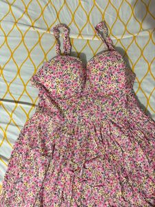Floral Print Mini Dress