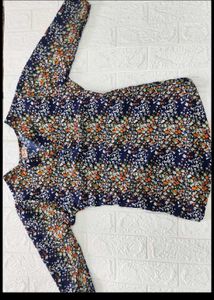 Floral Short Kurti Top