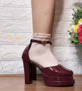 Cherry Red Block Heels🎸
