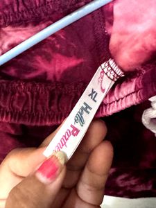 Tye Dye Night Suit Capri