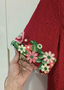 Floral Embroidered Top