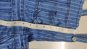 Jeans Dangri Jumpsuit