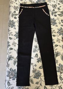 Burberry Checks Black Trousers