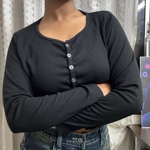 Ribbed Casual Top